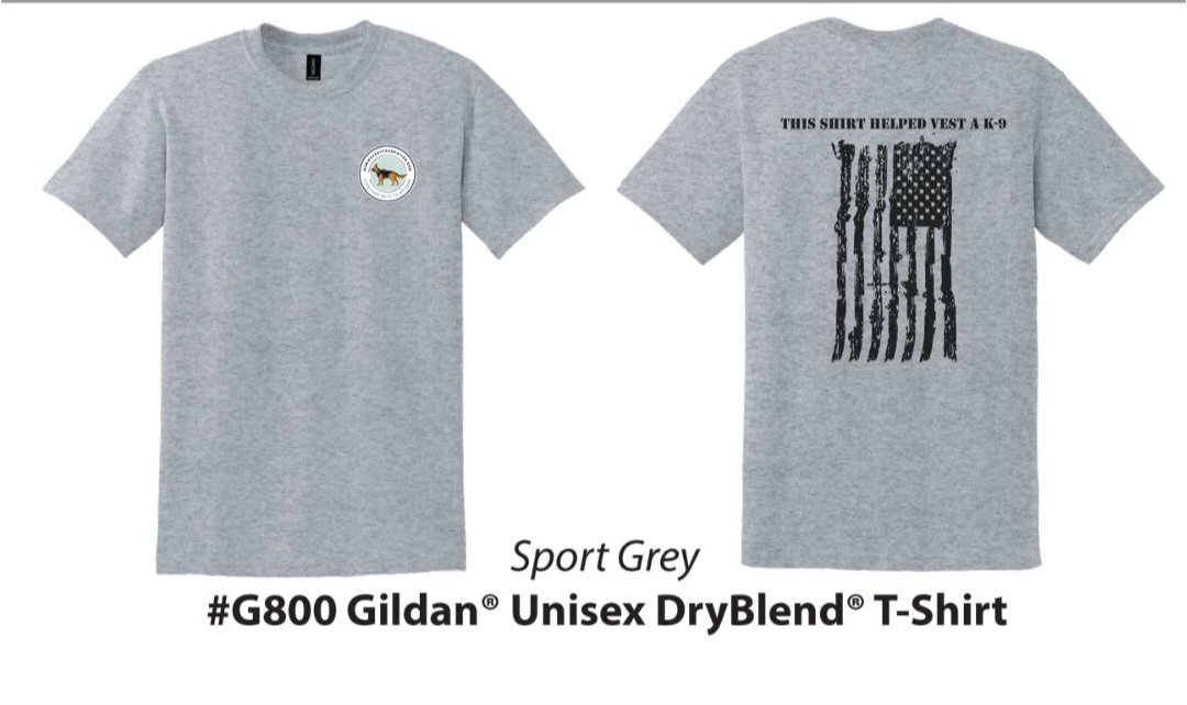 Foundation t-shirt gray flag